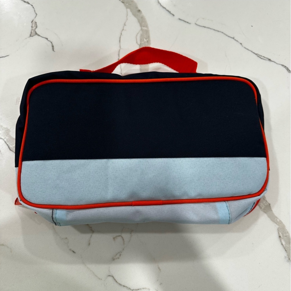 NWT Lammily Doll Multi-Compartment Travel Case & Organizer - Blue/Orange - Picture 2 of 9